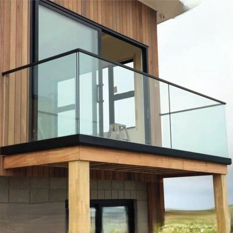 Glass Balcony Railing Stylish Way to Enhance Your View | MT-HD-0207