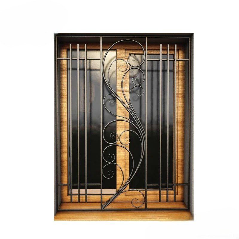 Custom Welded MS Window Grill for Unique Homes | MT-HD-0029