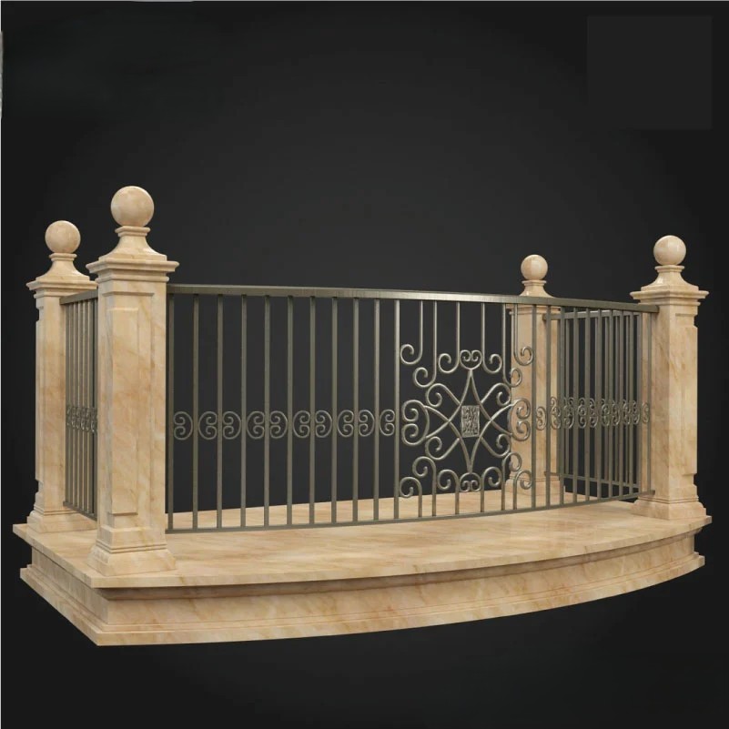 Balcony Railing with Custom Designs | MT-HD-0174