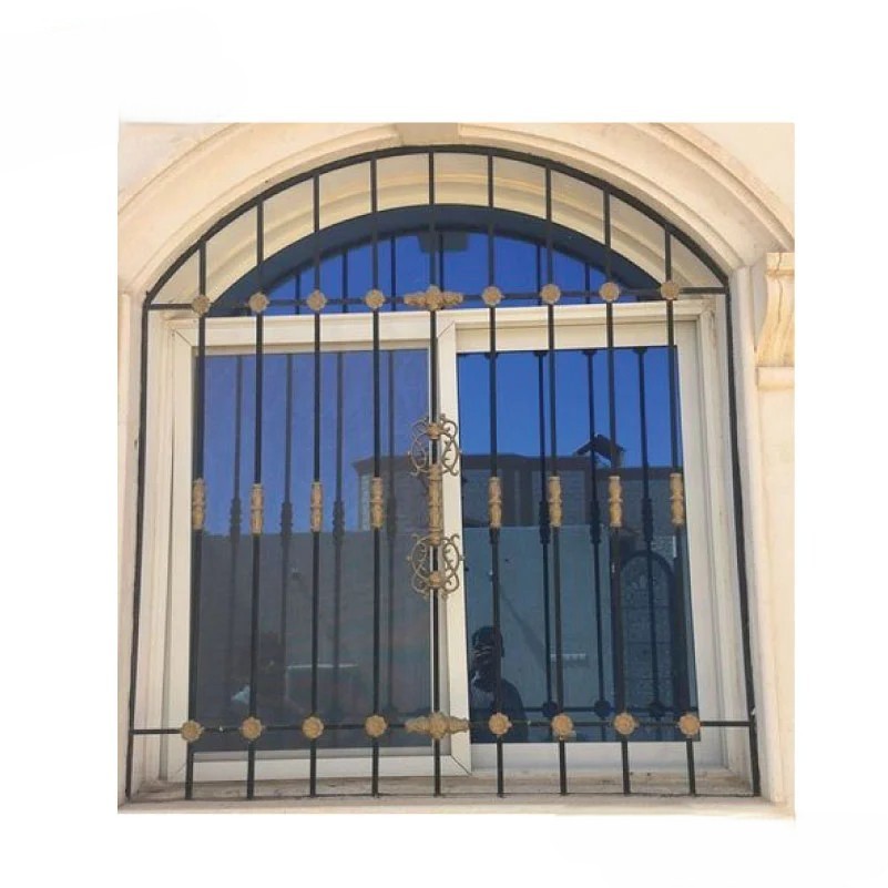 Black Powder Coated MS Window Grill for Classic Look | MT-HD-0019