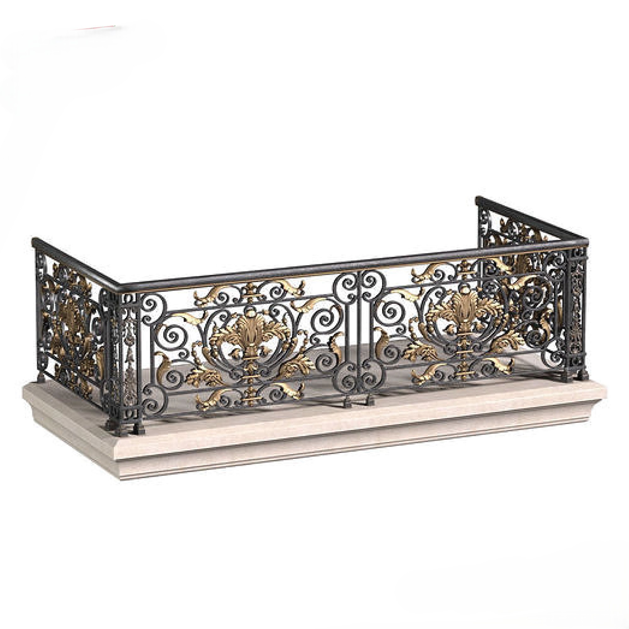 Cast Iron Balcony Railing | MT-HD-0184