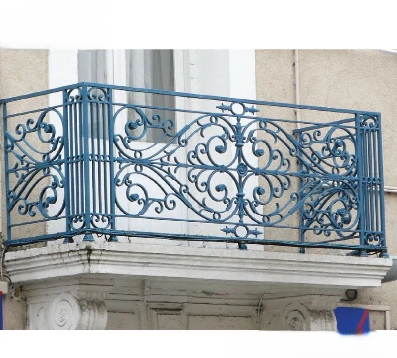 Cast Iron Balcony Railing Strength and Style | MT-HD-0186