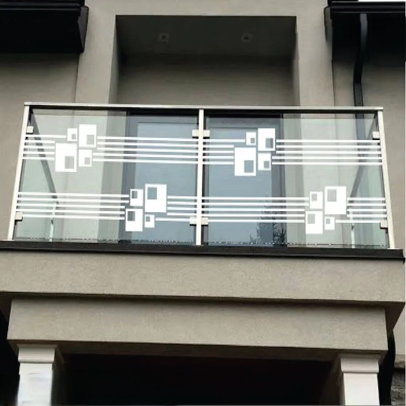 Glass Balcony Railing Perfect for Small Outdoor Spaces | MT-HD-0205