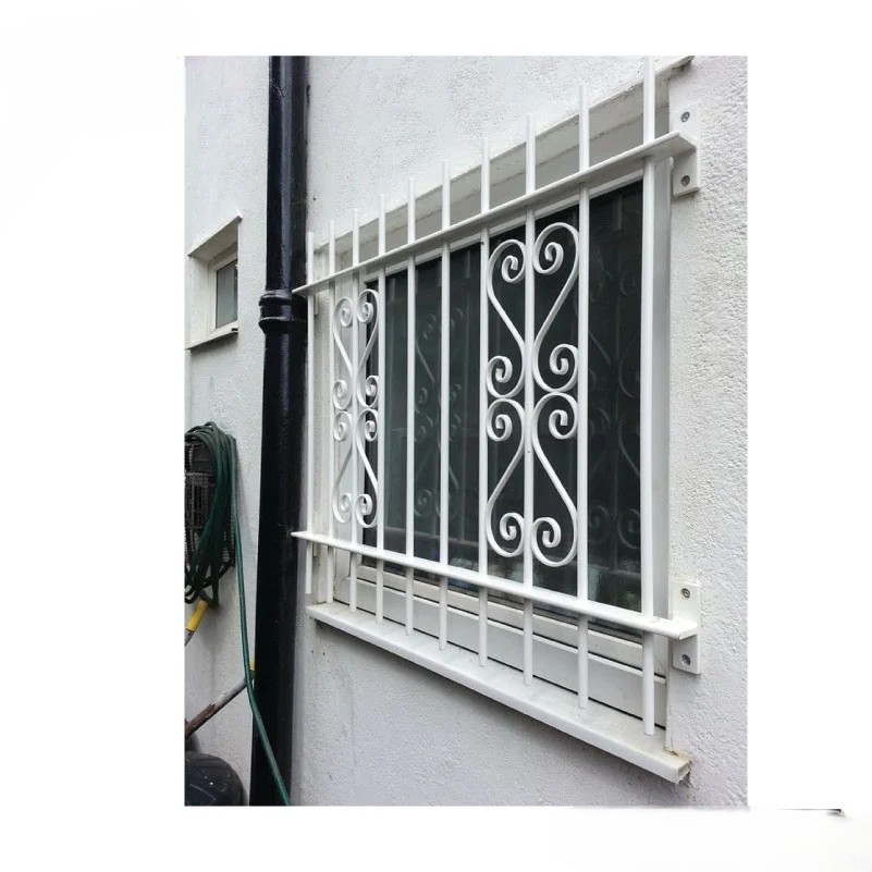 Heavy-Duty Black MS Window Grill for Premium Homes | MT-HD-0053