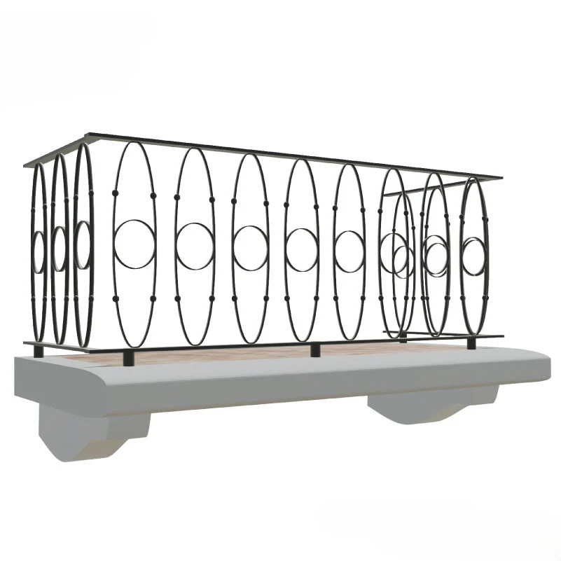 High Quality Steel Balcony Railing | MT-HD-0214