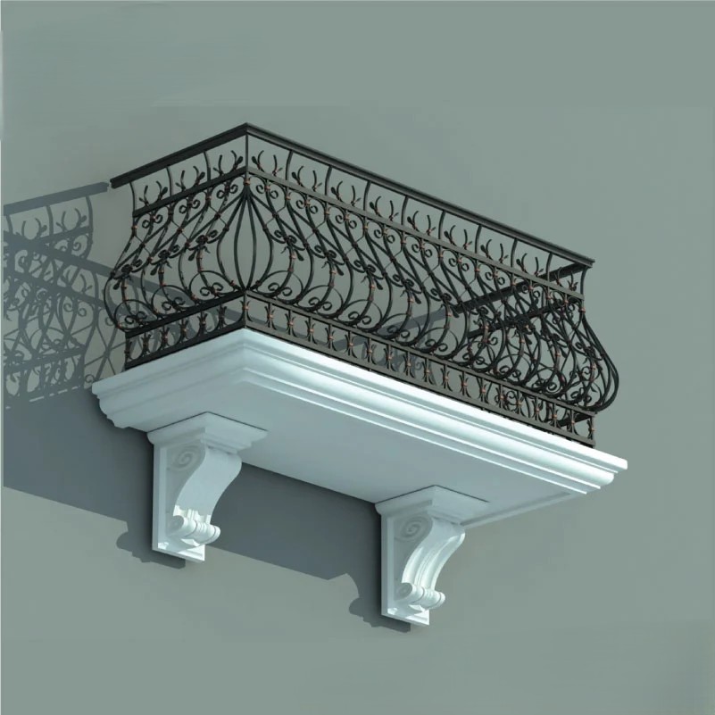 Luxury Balcony Railing for Modern Architecture | MT-HD-0219