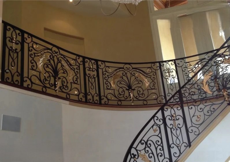 Luxury Pattern Cast Stair Railing | MT-HD-0333