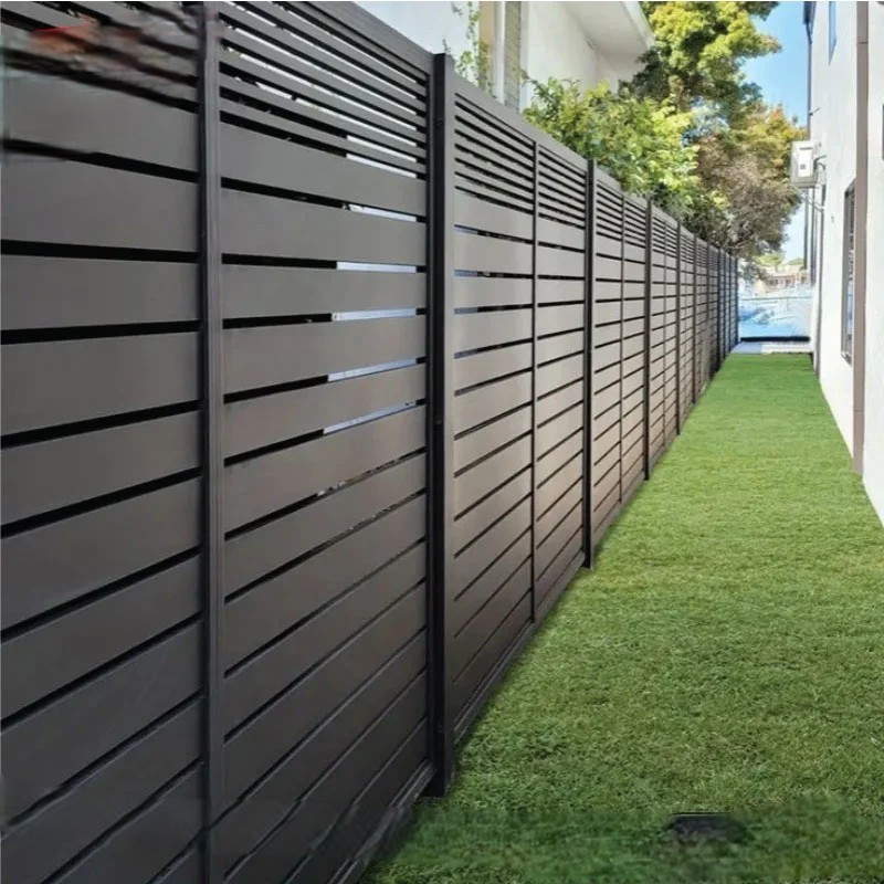 Modern Wrought Iron Fence Panel | MT-HD-0278