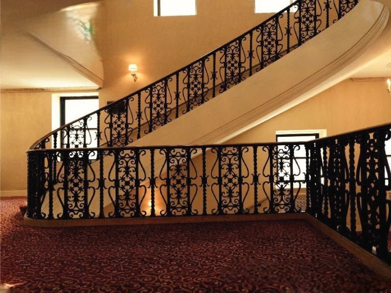 Powder Coated Casting Stair Railing | MT-HD-0348