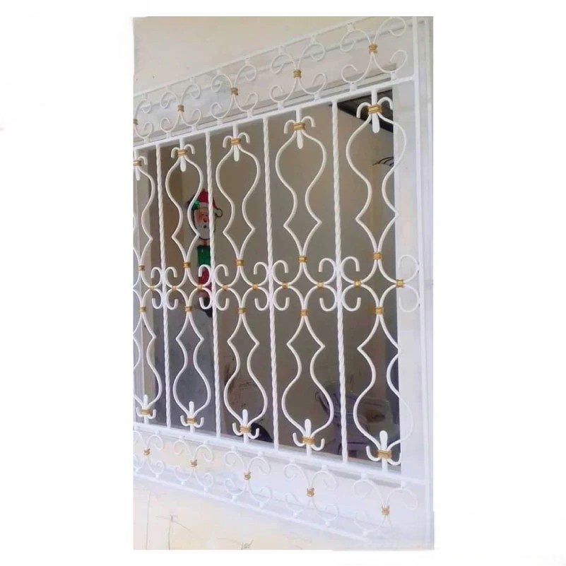 Sleek and Simple MS Window Grill for Modern Homes | MT-HD-0144