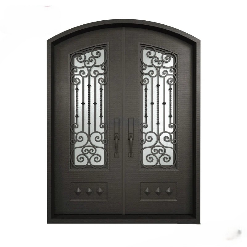 Wrought Steel Door With Luxury Design | MT-SD-0138